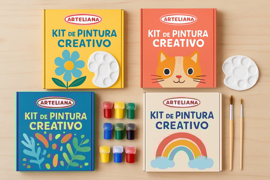 Kits de pintura creativos de Arteliana para todas las edades