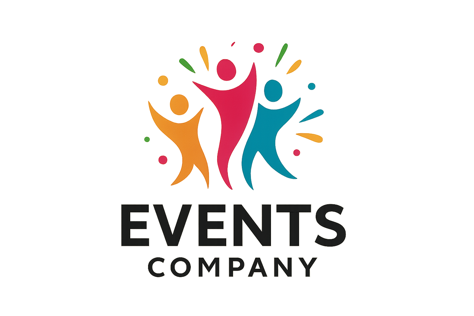 Logo de empresa de eventos